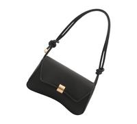 Sac à bandoulière élégant avec sangle réglable Bonbons Sacs à bandoulière en cuir PU Porte-monnaie pour une utilisation quotidienne des sacs à bandoulière, Noir