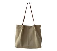 Sac à bandoulière élégant de grande capacité pour femme moderne, design minimaliste, sac à main de couleur unie, sac de travail, voyage, shopping, Tel que montré