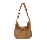 Sac à bandoulière élégant et spacieux en nylon pour femme pour un usage quotidien, Marron Bn, Medium
