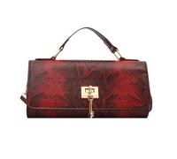 Sac à bandoulière élégant pour femme, sac de soirée, sac à main tendance imprimé serpent, sac à main en cuir PU accordéon pour femmes, bandoulière élégante imprimé serpent de soirée, bandoulière en