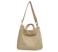 Sac à bandoulière élégant unisexe pour étudiant avec style rétro japonais en toile Grande capacité Sac à main à bandoulière Livre d'école élégant étudiant, kaki, One Size