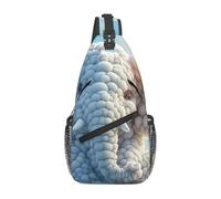 Sac à bandoulière éléphant nuage sac à bandoulière sac à dos de voyage pour homme sac à dos de randonnée sac à dos de randonnée