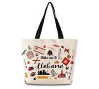 Sac À Bandoulière Emmène-Moi En Alabama Décontracté Sac De Gym Mode Tote Bag Pour Travail Quotidien Piscine