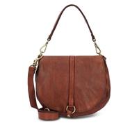 Sac à bandoulière en cuir Campomaggi - modèle 29 cm cognac effet vieilli - pour femme