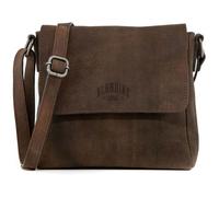 Sac à bandoulière en cuir Klondike Naika pour dames avec rabat - Marron - Bandoulière - Cuir