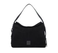 Sac à bandoulière en cuir noir - FREDSBRUDER - Sually - 39 cm - Femme - Zippée - Lisse