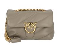 Sac à bandoulière en cuir PINKO - Love - 30 cm - beige