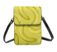 Sac à bandoulière en cuir PU avec dentelle de baseball imprimé gros plan pour téléphone portable avec sangle réglable pour femme