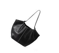 Sac À Bandoulière En Cuir PU Contemporain Avec Sangle Confortable Et Poches Organisationnelles Pour Les Occasionnels Pour Les Femmes, Noir , Mass Beauty