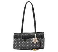 Sac à bandoulière en cuir PU en forme d'oreiller pour femmes, sac à main | Fermeture à glissière fourre-tout à poignées supérieures 11,42x5,91x3,15 pouces Rencontres décontractées pour banlieusards