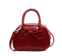 Sac à bandoulière en Cuir PU for Femme, Sac à Main Polyvalent, Grande capacité, Tendance, for Voyage, Shopping, fête(Wine Red)