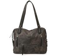 Sac à bandoulière en cuir PU, grande capacité, sac élégant sous les bras pour femme au quotidien et au travail, Noir , 16.54*5.31*11.81Zoll