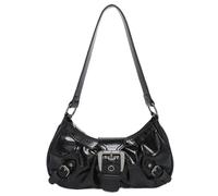 Sac à bandoulière en cuir PU Y2K pour femmes, sac en croissant plissé sous les bras, pochette à fermeture magnétique, sac de et de banlieue