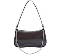 Sac à bandoulière en cuir synthétique avec chaîne pour le shopping - Style français élégant - Pour tous les jours - Style français - Bandoulière élégante pour les voyages, café, One Size