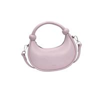 Sac à bandoulière en cuir synthétique pour femme, petit sac à main, style coréen, messagers tendance pour le quotidien en cuir PU, petit sac à main demi-lune, violet, One Size