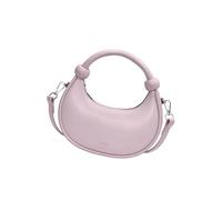 Sac à bandoulière en cuir synthétique pour femme, sac à bandoulière élégant, petit sac à main style coréen, messagers, shopping, rendez-vous galant, femme, épaule, demi-lune, bandoulière simple en