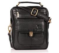 Sac à bandoulière en cuir véritable pour homme Sac à bandoulière pour femme Sac en cuir Sac avec poignée de haute qualité Sac de travail, 27 x 20 x 10 CM, Élégant