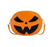 Sac à bandoulière en forme de citrouille d'Halloween, sac à bandoulière sur le thème d'Halloween, sac à main pour téléphone, sac à main pour femme et fille, rendez-vous galant, travail, Orange