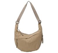 Sac à bandoulière en forme de croissant en nylon pour femme - Sac à main fourre-tout décontracté - Sac à main à raviolis pour l'extérieur et les voyages, A-abricot, Medium