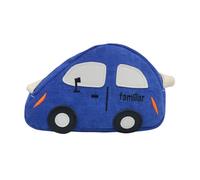 Sac à bandoulière en forme de voiture de dessin animé pour enfants, sac à main tendance pour anniversaire, extérieur, utilisation en extérieur, sac cadeau d'anniversaire, bleu, One Size