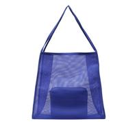 Sac à bandoulière en maille 2 pièces/ensemble, pochette PU décontractée, | Sac de plage à grande capacité, pochette en maille ajourée, portable, décontracté, parfait pour les vacances et le w nd,