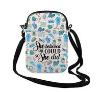Sac à bandoulière en médecine avec inscription « She Believed She Could So She Did Surgeon », Did Tie Meup Cr UK, 0
