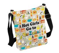Sac à bandoulière en Nouvelle-Zélande - Cadeau de voyage Hot Girls Go to New Zealand Lover Gift for Her, New Zealandbag