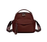 Sac à bandoulière en nylon de couleur 2026, Brique rouge., Einheitsgröße, Sac à dos en bandoulière