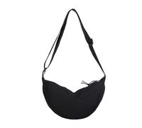 Sac à bandoulière en nylon, facile à transporter pour les étudiants, noir | Sacs à bandoulière élégants et pratiques au design unique, adaptés pour les étudiants, les réunions de famille