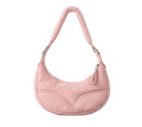 Sac à bandoulière en nylon matelassé avec sangle réglable, sacoche légère et pratique pour femme moderne, accessoire élégant, b, One Size