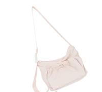 Sac à bandoulière en nylon pour femme avec nœuds, décoration tendance, avec sangle réglable, grande capacité pour les navetteurs en plein air, b, One Size