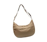 Sac à bandoulière en nylon pour femme, sac à bandoulière pratique avec sangle réglable et grand espace de rangement pour les voyages ou un usage quotidien, kaki, One Size