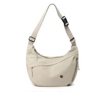 Sac à bandoulière en nylon pour femme, sac à main fourre-tout léger et décontracté avec sangle réglable, Crème, blanc, Medium, Décontracté