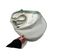 Sac à bandoulière en nylon pour femme - Version améliorée - Design simple - Petit sac à bandoulière - Sac à main en tissu, vert clair, Taille unique