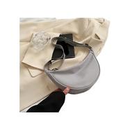 Sac à bandoulière en nylon pour femme - Version améliorée - Design simple - Petit sac à bandoulière - Sac à main en tissu, gris, Taille unique