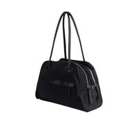Sac à bandoulière en nylon pour l'automne et l'hiver - Style japonais - Pour un usage quotidien, Noir/blanc, Bohème