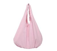 Sac à bandoulière en nylon pour les femmes à fourgonnes décontractées solides grandes (rose)