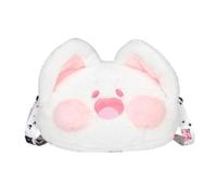 Sac à bandoulière en peluche gonflé pour chat, sac à bandoulière pour chat de dessin animé - Sac à main en peluche d’épaule - Sac à main mignon en peluche, sac messager à bandoulière, sac à bandoulièr