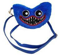Sac à bandoulière GENERIQUE Sac a Bandouliere en Peluche Poppy Playtime Huggy Wuggy FONGWAN Porte Monnaie avec Bretelles -Bleu