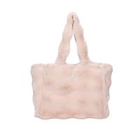 Sac à bandoulière en peluche pour femme, grande capacité, sac à main souple sous les aisselles, sac de courses pour l'automne et l'hiver, b, One Size