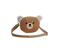 Sac à bandoulière en peluche pour femme, sac à bandoulière en fourrure | Joli sac à fourrure,Sac à main pour femme Sac d'hiver doux, sacs à bandoulière en peluche doux mignon dessin animé, kaki foncé