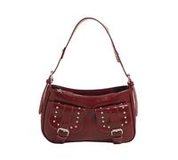 Sac à bandoulière en polyuréthane pour femme, grande capacité, simple et