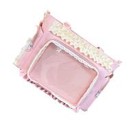 Sac à bandoulière en PVC transparent avec plusieurs poches, léger sous les bras pour un usage quotidien, b