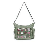 Sac à bandoulière en toile Ita Sac à bandoulière Kawaii Sacs à main et sacs à main avec présentoir à épingles d'anime, vert