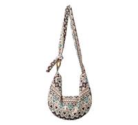 Sac à bandoulière en toile pour femme, style ethnique, messagers tendance pour voyage, usage quotidien, style ethnique, sac à main en toile, Es23001 2, One Size