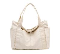 Sac à bandoulière en toile pour femme - Style rétro décontracté - Sac de travail - Sac fourre-tout Ultimate Direction, blanc, Taille unique