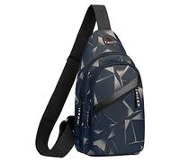 Sac à bandoulière en toile pour homme, motif camouflage, version coréenne, 2022, Noir , Taille unique