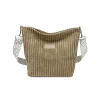 Sac à bandoulière en velours côtelé décontracté grande capacité banlieue femmes sac fourre-tout simple mode unique sacs à bandoulière