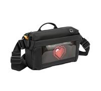 Sac à bandoulière étanche avec affichage LED - Pour homme et femme, Noir