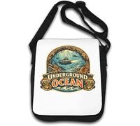 Sac à bandoulière Exploration du monde des profondeurs de l'océan Blanc